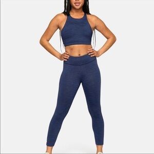 Outdoor Voices Navy Blue Sports Bra Halter Womens XL
